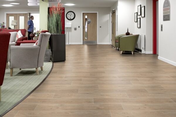 Wykładzina obiektowa wielowarstwowa w przestrzeni publicznej