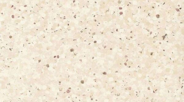 322 Beżowa wykładzina PCV z subtelnymi czarnymi plamkami