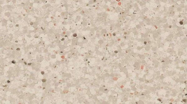 323 Jasnobeżowa wykładzina PCV z rozproszonymi ciemnymi drobinkami