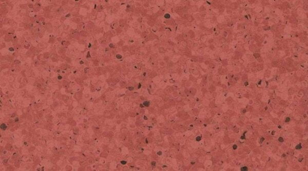 330 Czerwonobrązowa wykładzina PCV z widocznymi plamkami