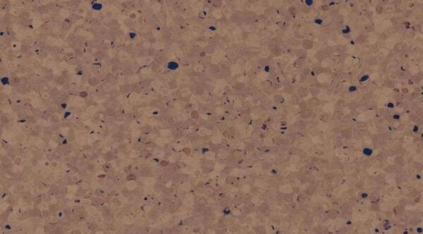 698 Brązowa wykładzina PCV z niebieskimi i ciemnymi plamkami