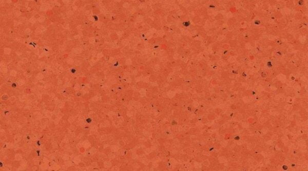 702 Pomarańczowa wykładzina PCV z rozproszonymi ciemnymi drobinkami