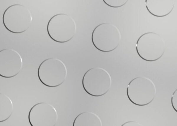 Gold Płytka PCV z okrągłym wzorem