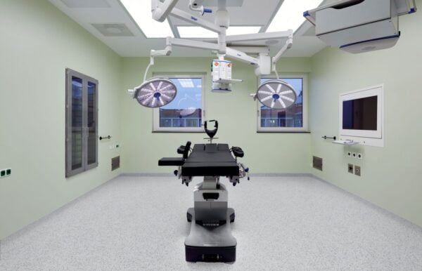 Wykładzina PCV w gabinecie lekarskim